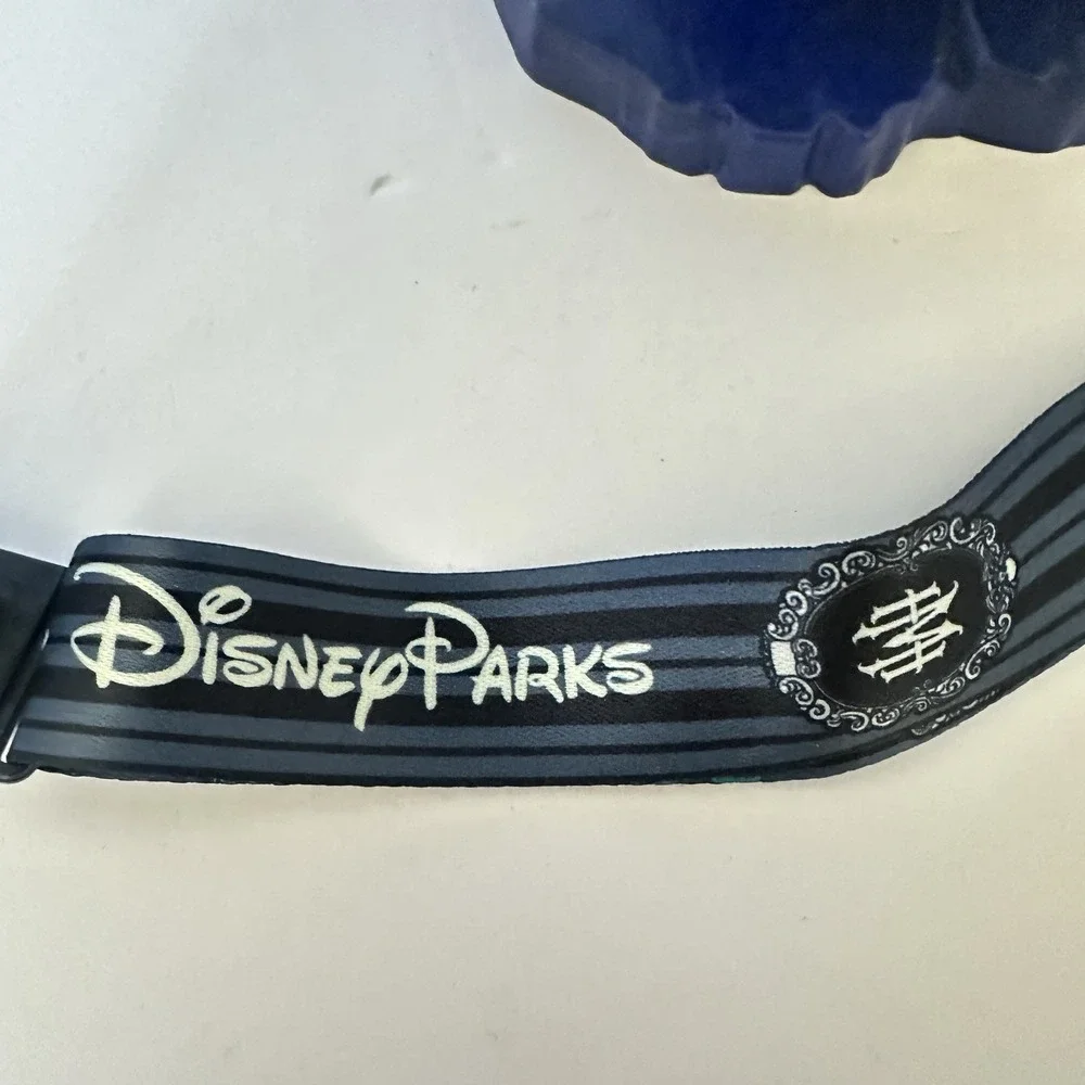 Disney Parks Haunted Mansion Hatbox Ghost Light Up Sound Sipper w Strap